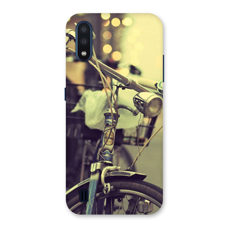 Vintage Bicycle Back Case for Galaxy M01