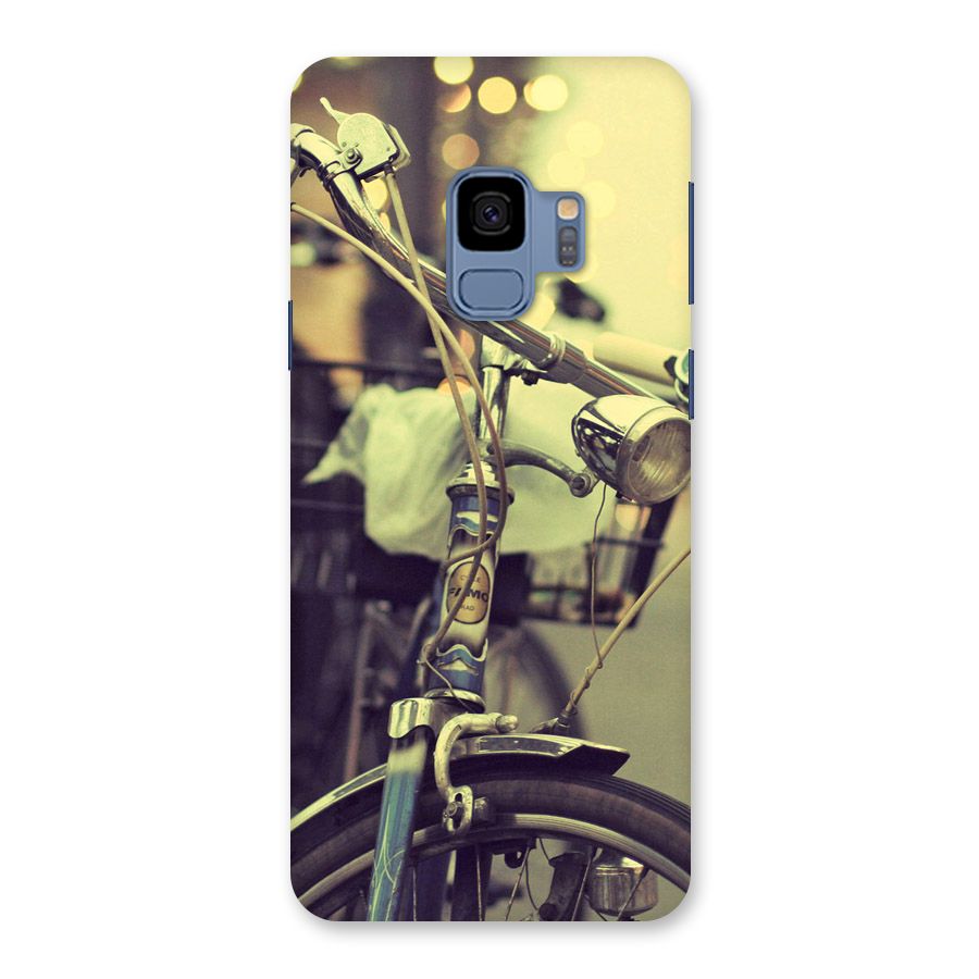 Vintage Bicycle Back Case for Galaxy S9