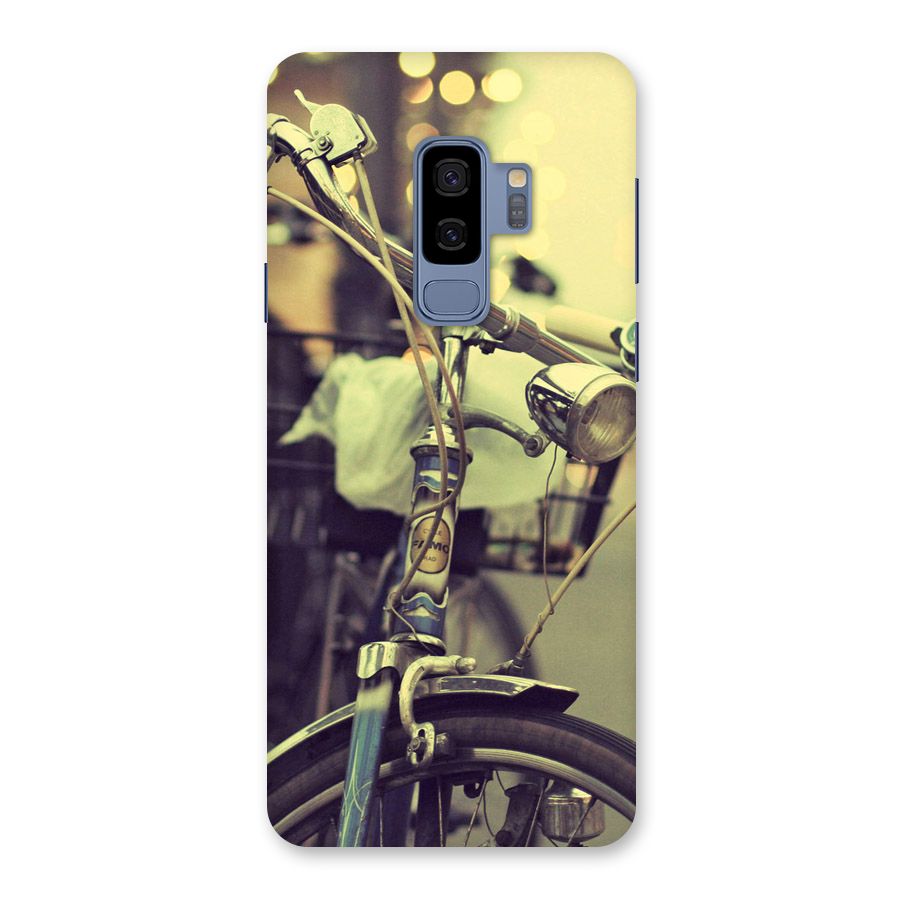 Vintage Bicycle Back Case for Galaxy S9 Plus