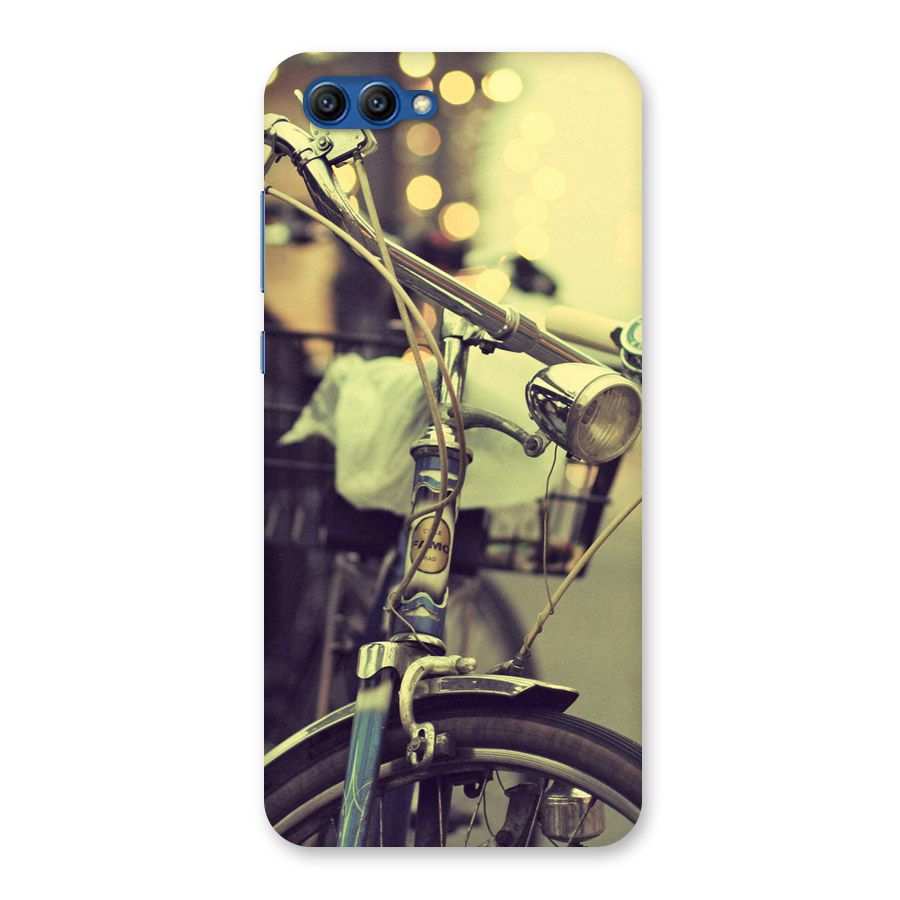 Vintage Bicycle Back Case for Honor View 10