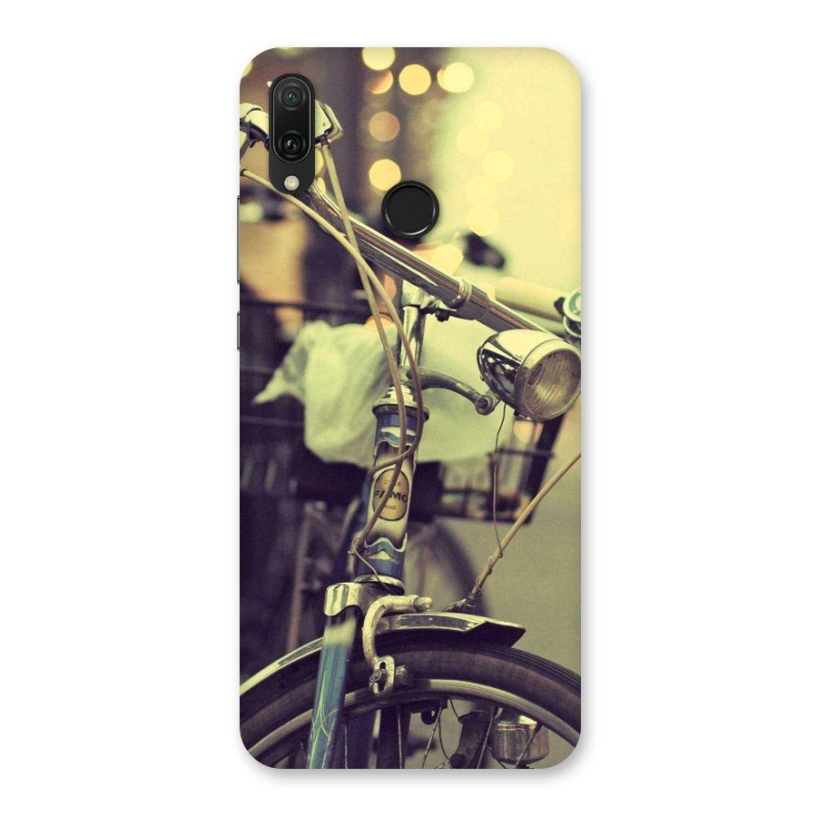 Vintage Bicycle Back Case for Huawei Y9 (2019)