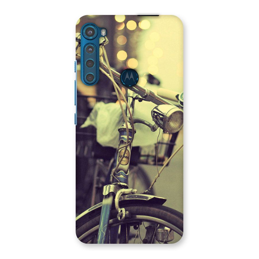 Vintage Bicycle Back Case for Motorola One Fusion Plus