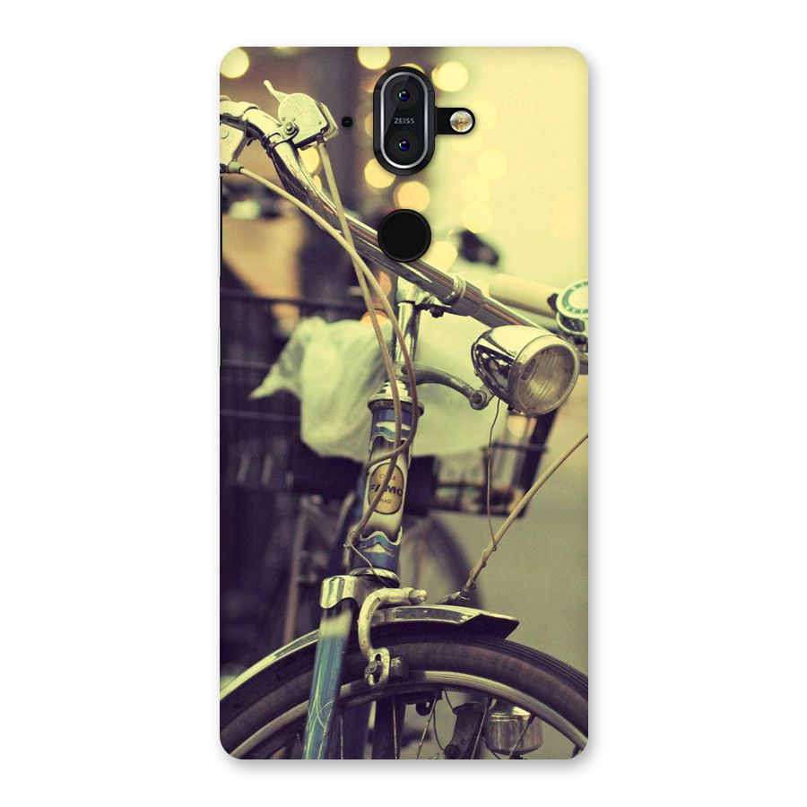 Vintage Bicycle Back Case for Nokia 8 Sirocco