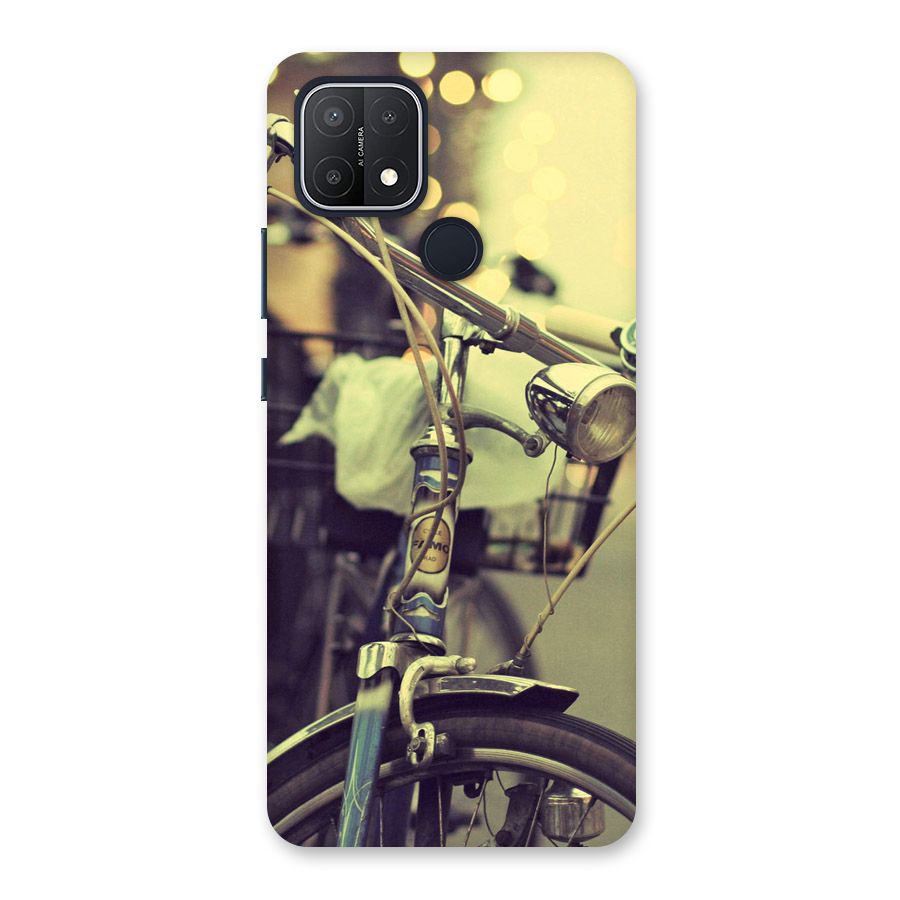 Vintage Bicycle Back Case for Oppo A15s