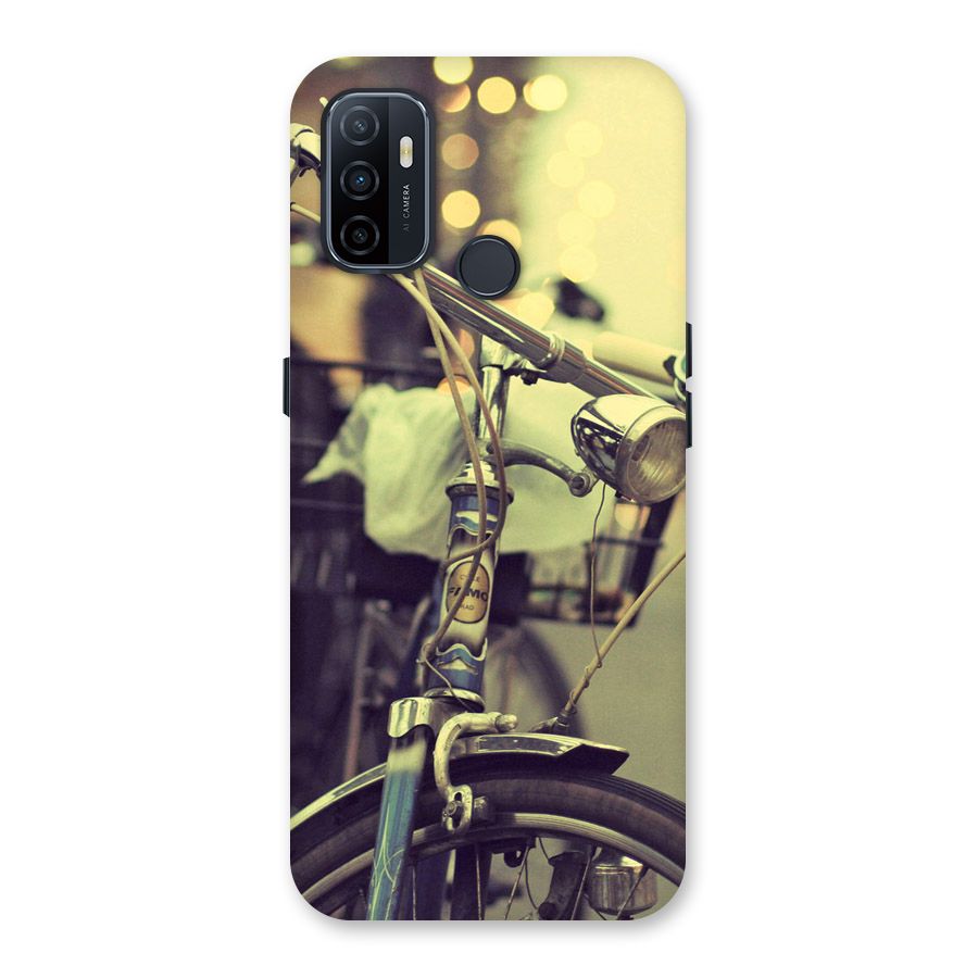 Vintage Bicycle Back Case for Oppo A53