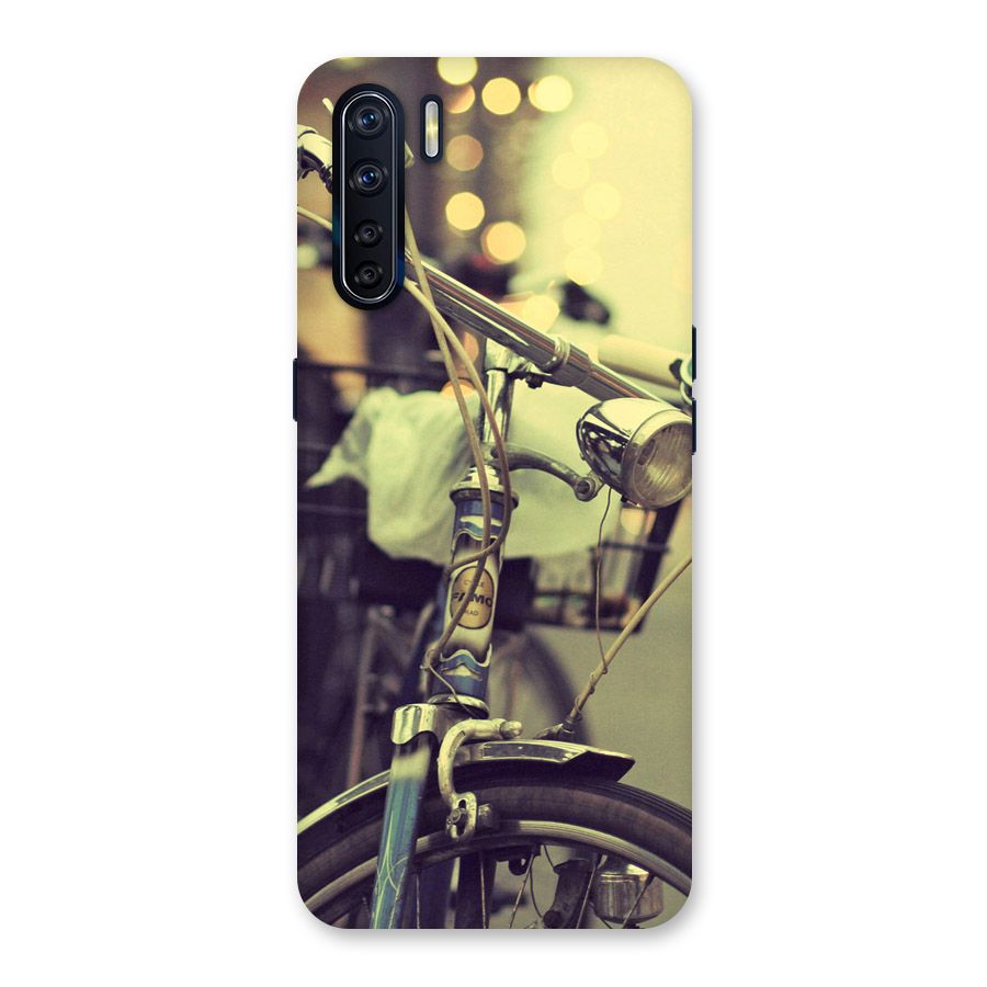 Vintage Bicycle Back Case for Oppo F15