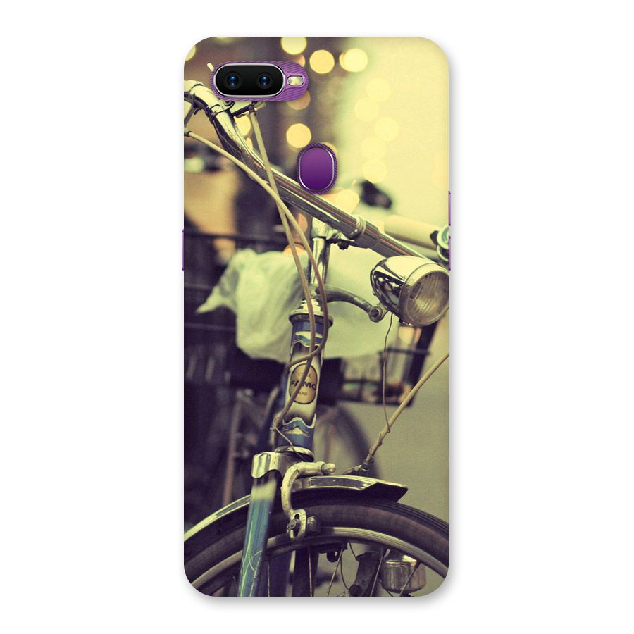 Vintage Bicycle Back Case for Oppo F9
