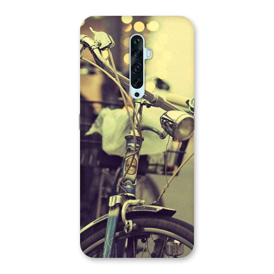Vintage Bicycle Back Case for Oppo Reno2 F