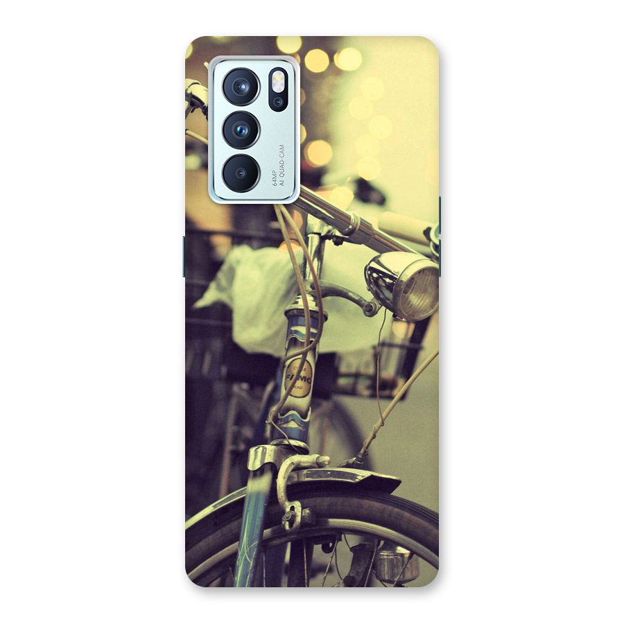 Vintage Bicycle Back Case for Oppo Reno6 Pro 5G