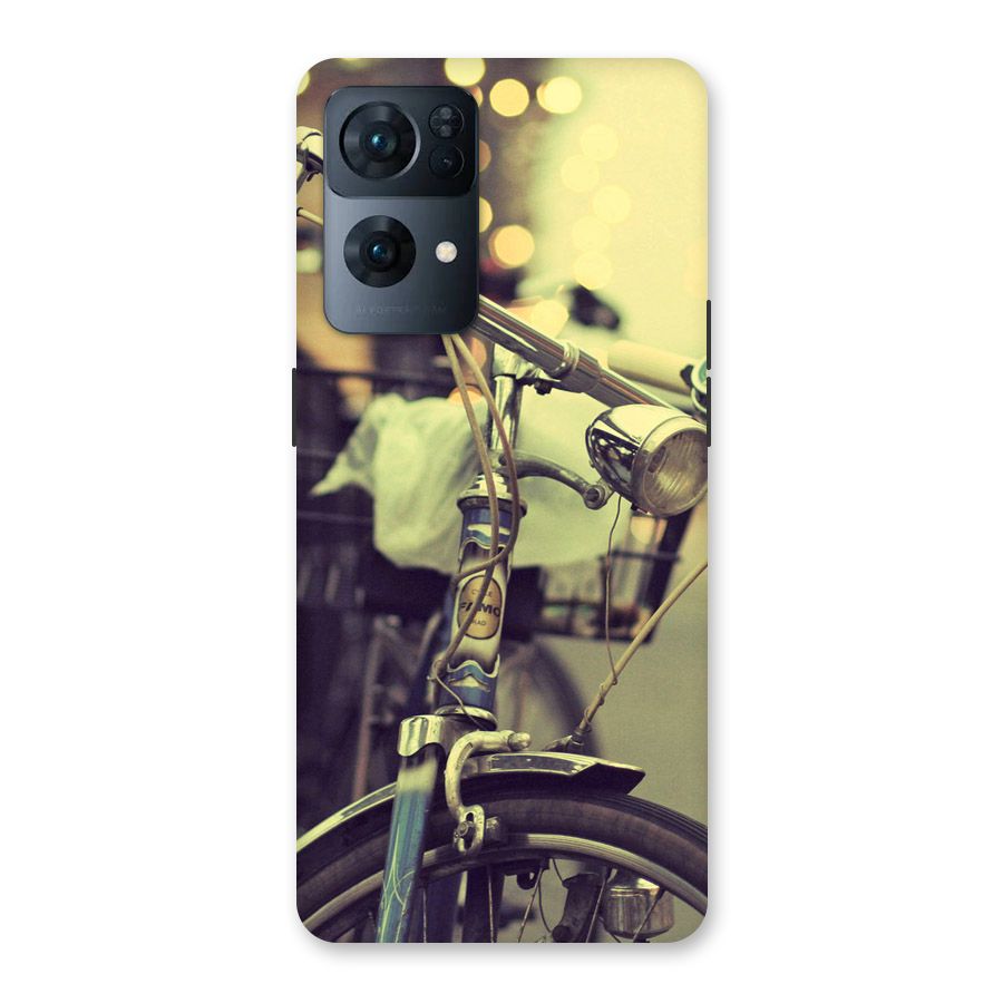 Vintage Bicycle Back Case for Oppo Reno7 Pro 5G