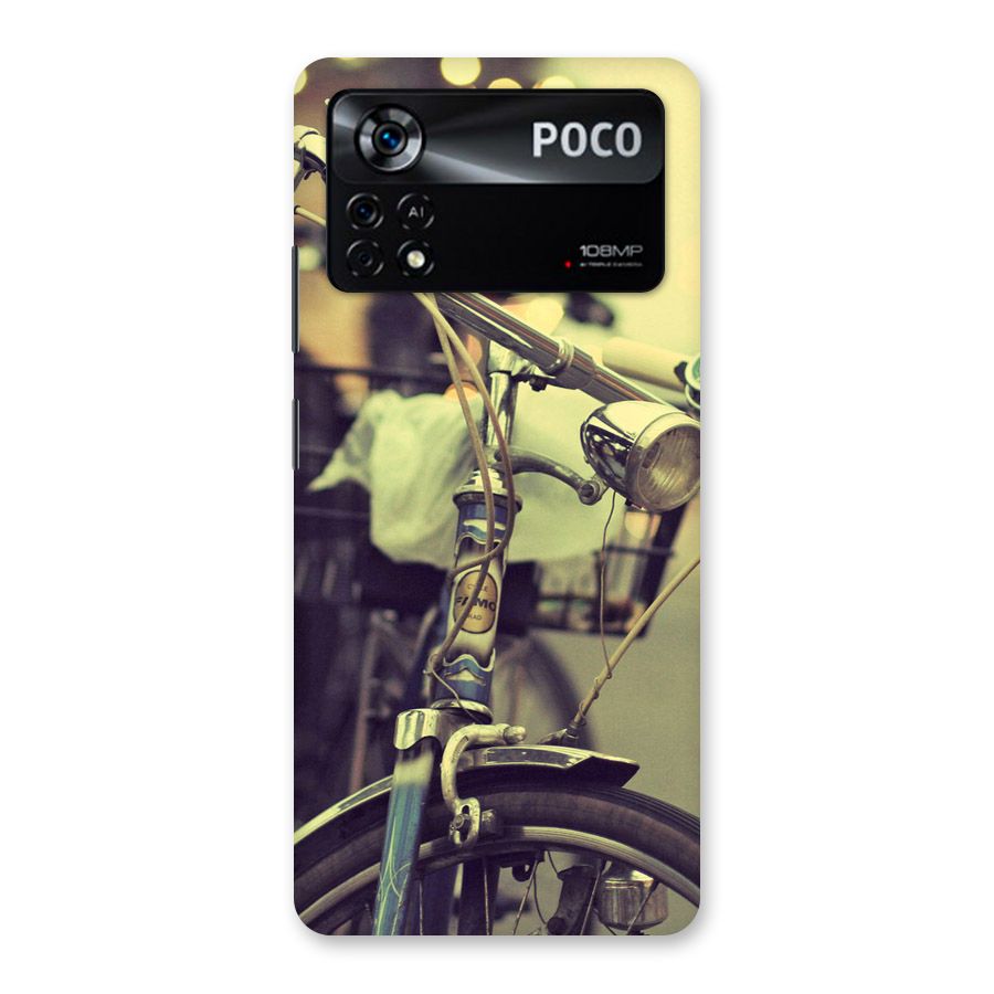 Vintage Bicycle Back Case for Poco X4 Pro 5G