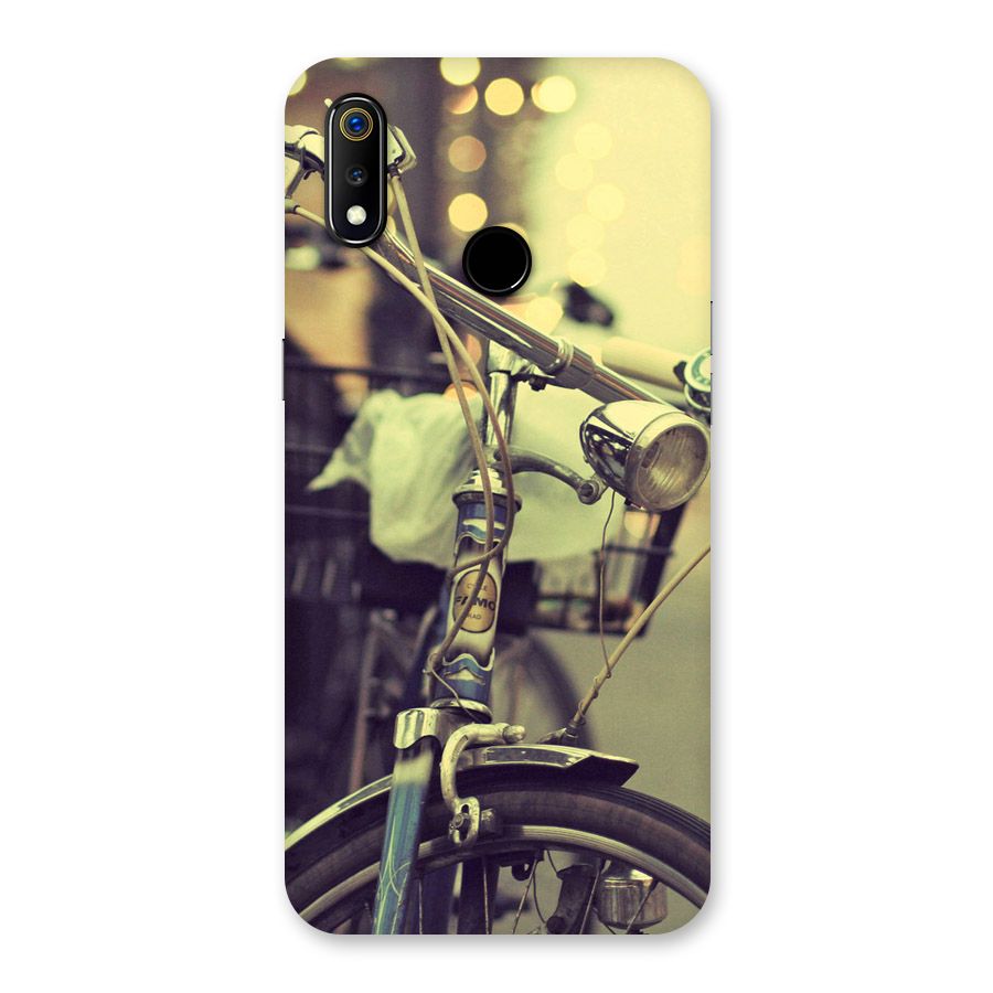 Vintage Bicycle Back Case for Realme 3