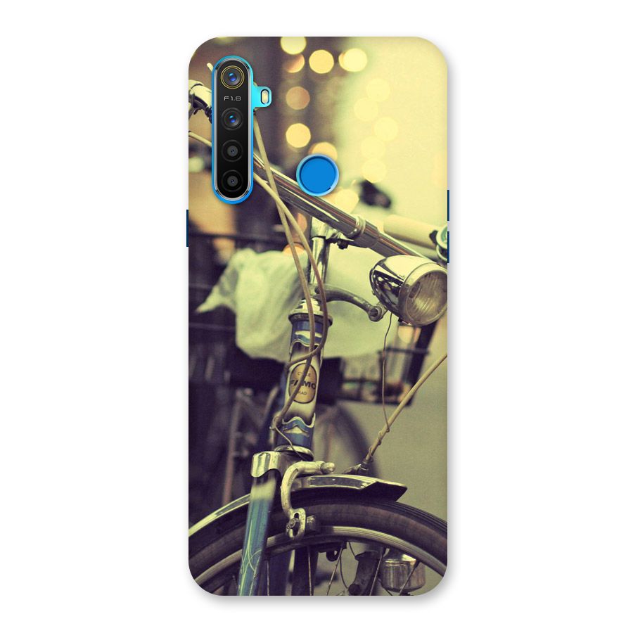 Vintage Bicycle Back Case for Realme 5