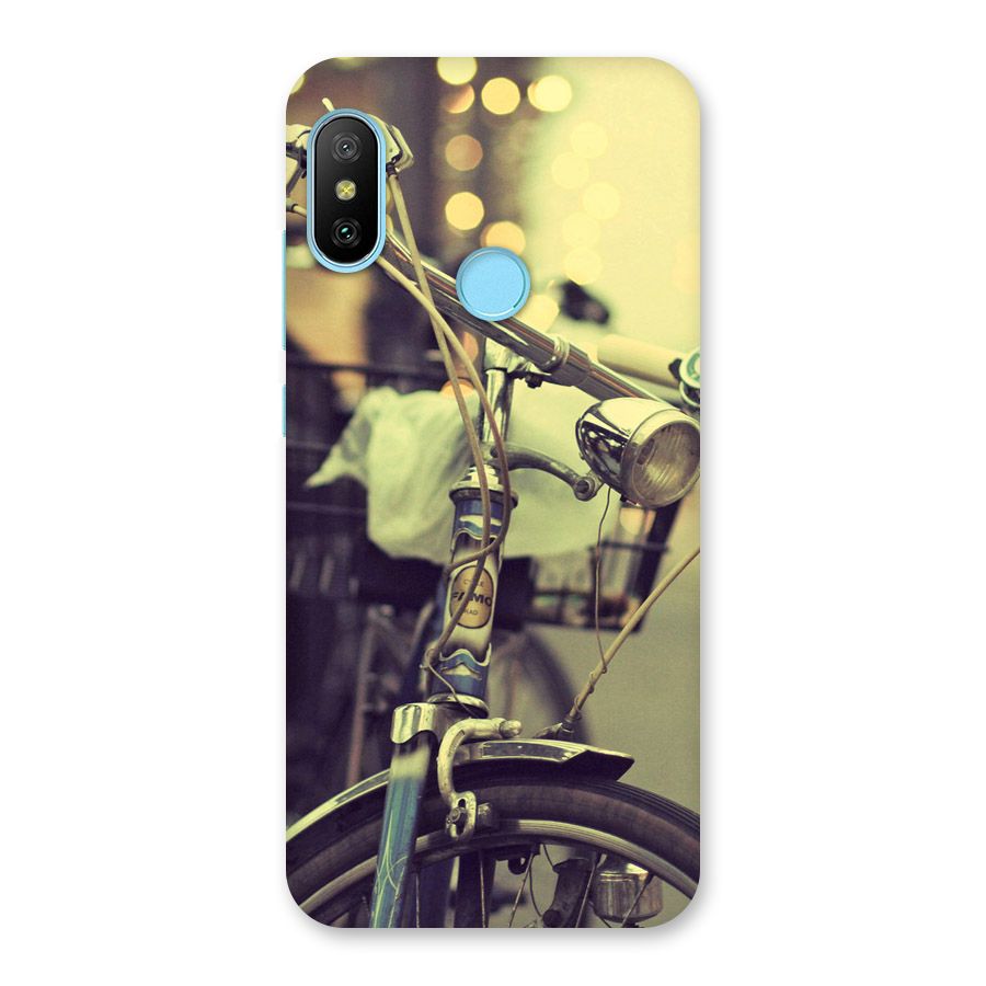 Vintage Bicycle Back Case for Redmi 6 Pro