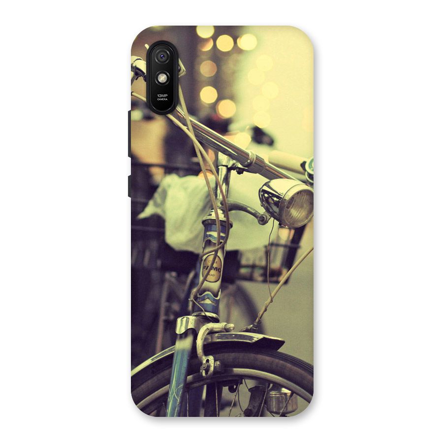 Vintage Bicycle Back Case for Redmi 9A