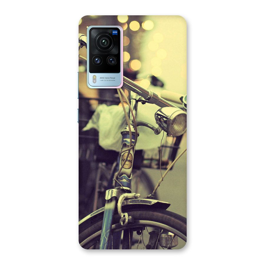 Vintage Bicycle Back Case for Vivo X60 Pro