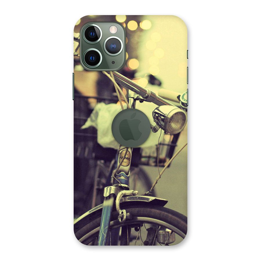 Vintage Bicycle Back Case for iPhone 11 Pro Logo  Cut
