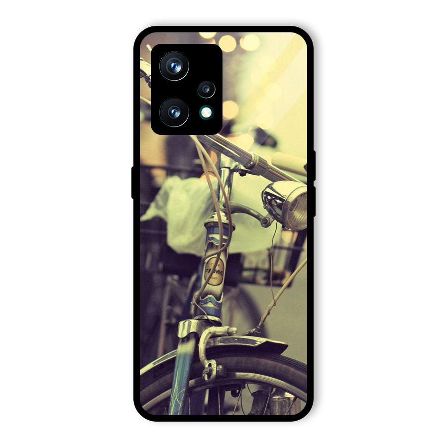 Vintage Bicycle Glass Back Case for Realme 9 Pro Plus 5G