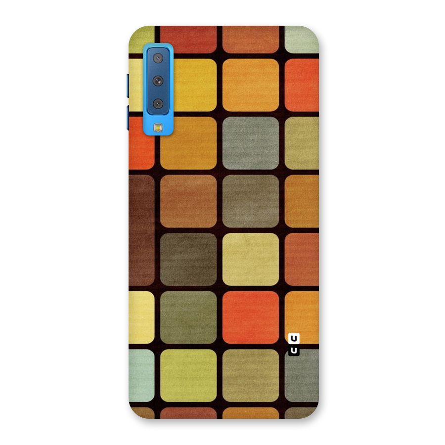 Vintage Boxes Back Case for Galaxy A7 (2018)