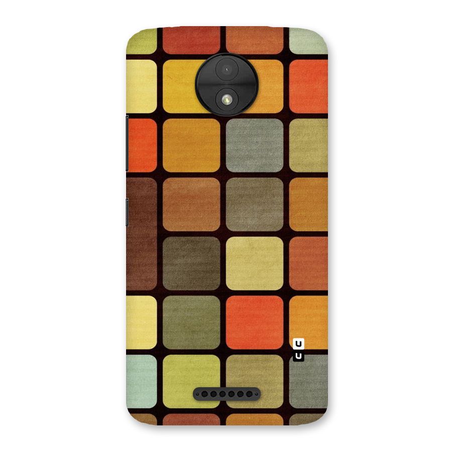 Vintage Boxes Back Case for Moto C