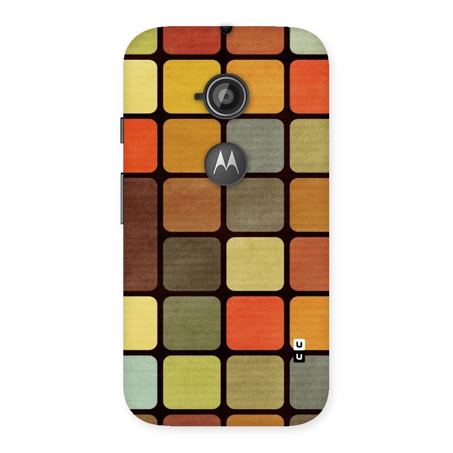 Vintage Boxes Back Case for Moto E 2nd Gen