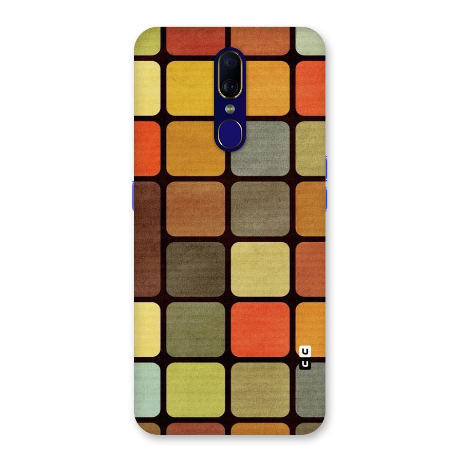 Vintage Boxes Back Case for Oppo F11