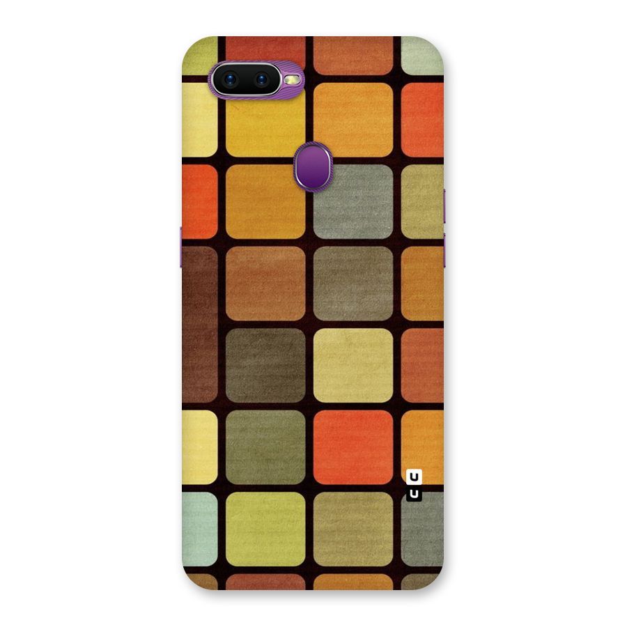 Vintage Boxes Back Case for Oppo F9