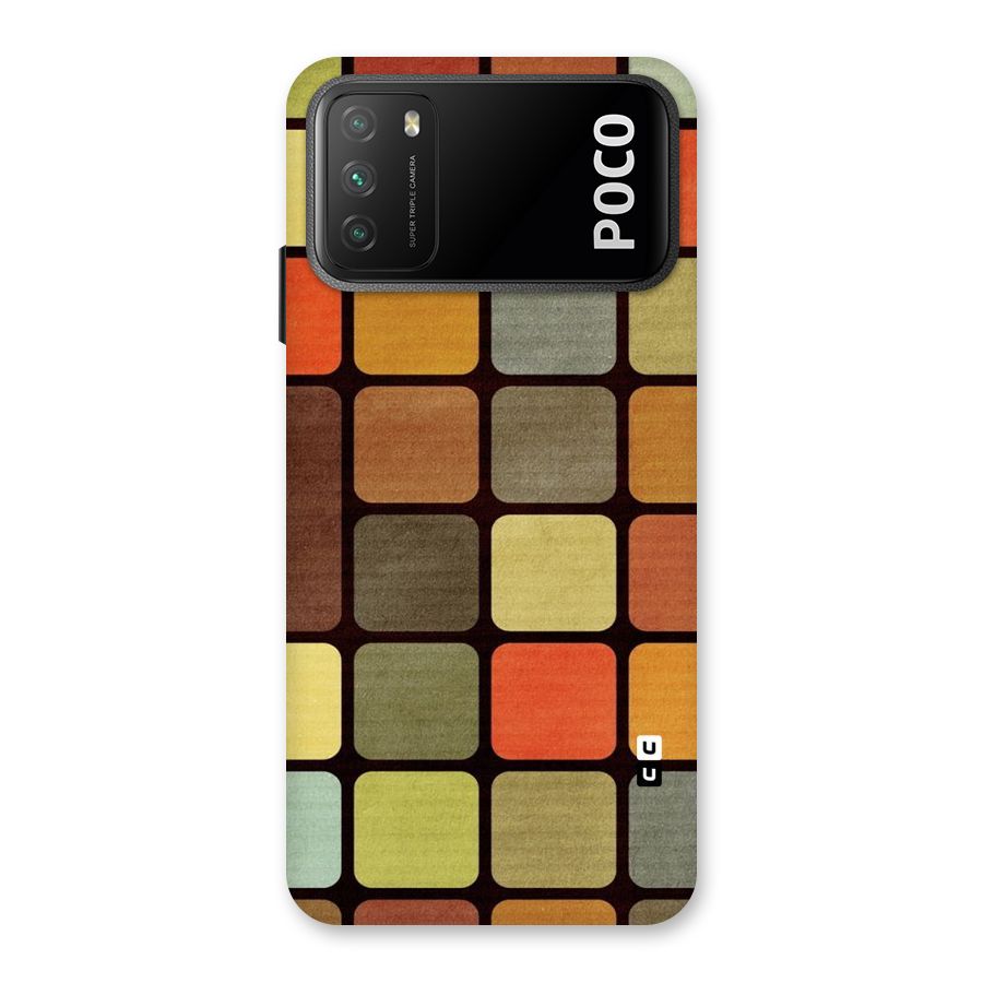 Vintage Boxes Back Case for Poco M3