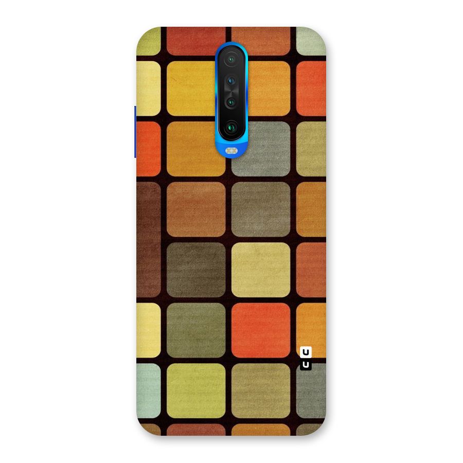 Vintage Boxes Back Case for Poco X2