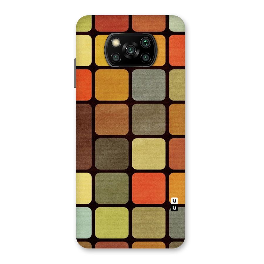 Vintage Boxes Back Case for Poco X3