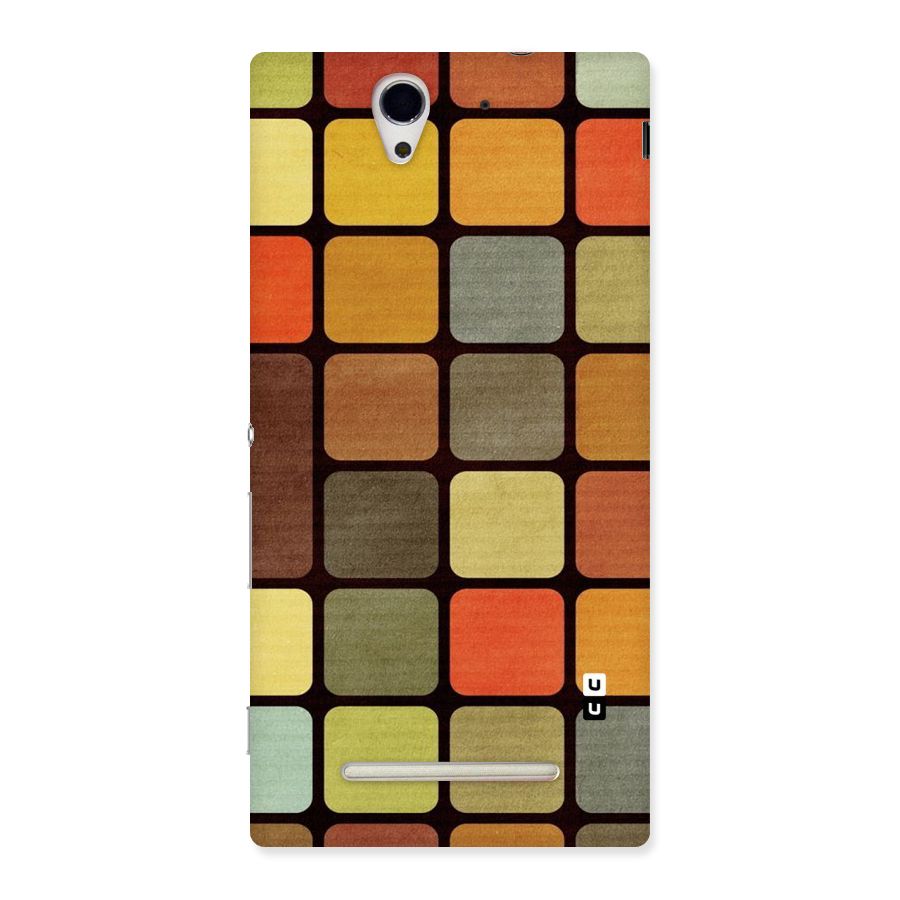 Vintage Boxes Back Case for Sony Xperia C3