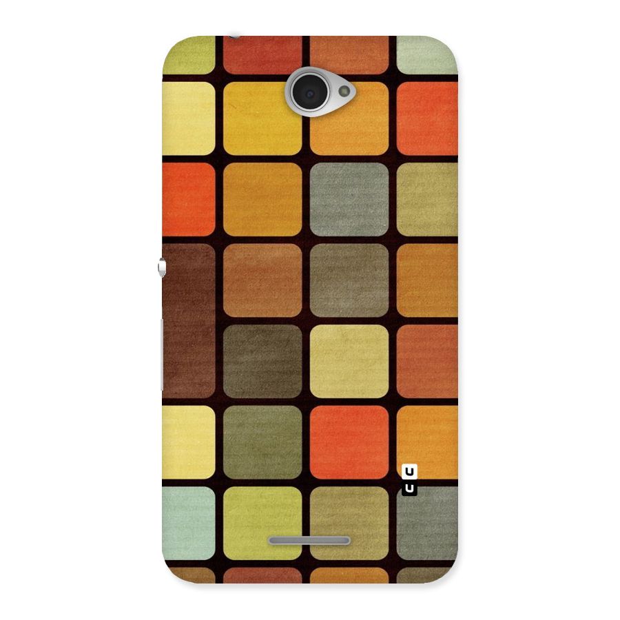 Vintage Boxes Back Case for Sony Xperia E4