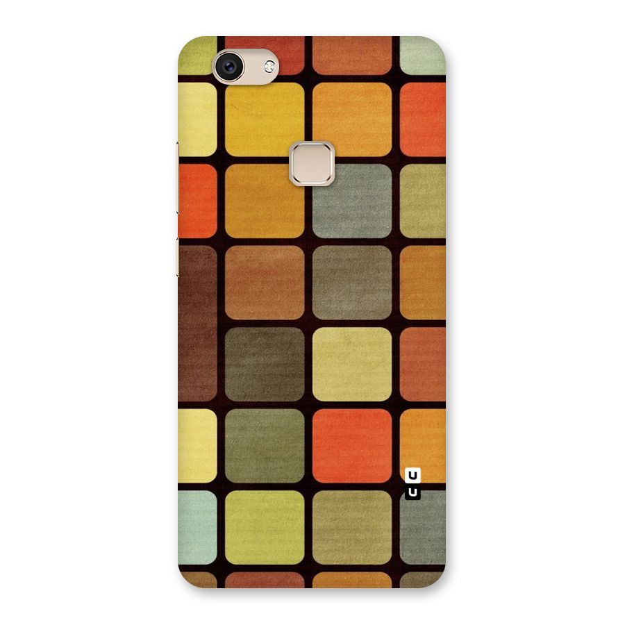 Vintage Boxes Back Case for Vivo V7