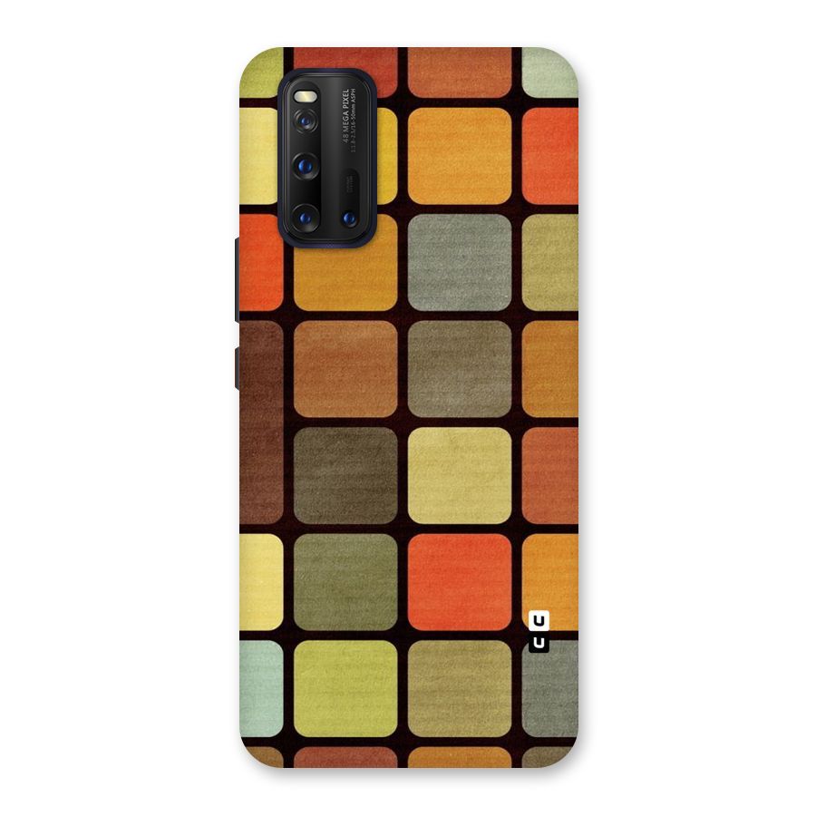 Vintage Boxes Back Case for Vivo iQOO 3