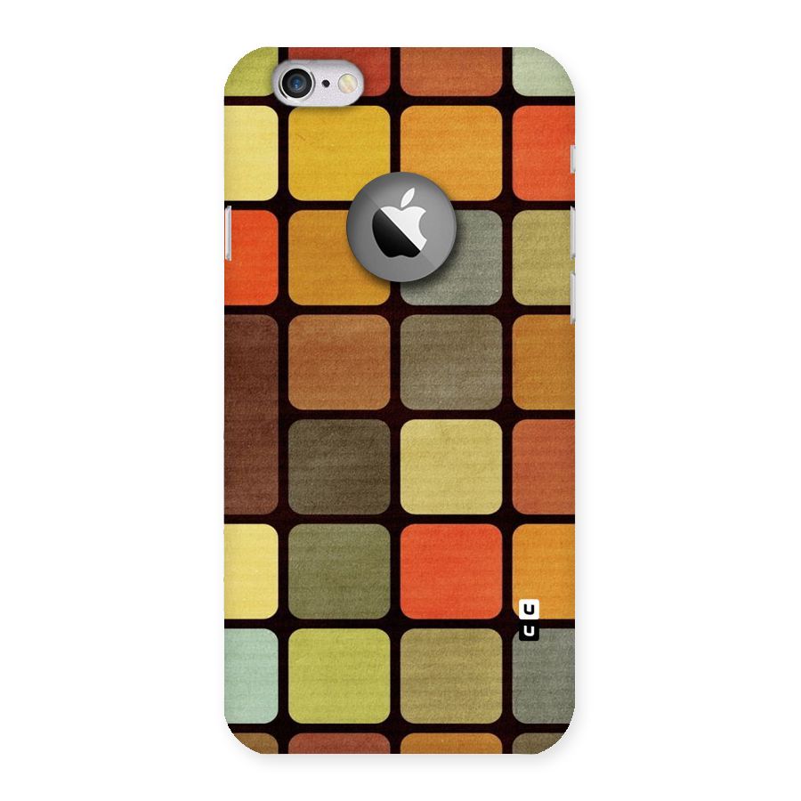 Vintage Boxes Back Case for iPhone 6 Logo Cut