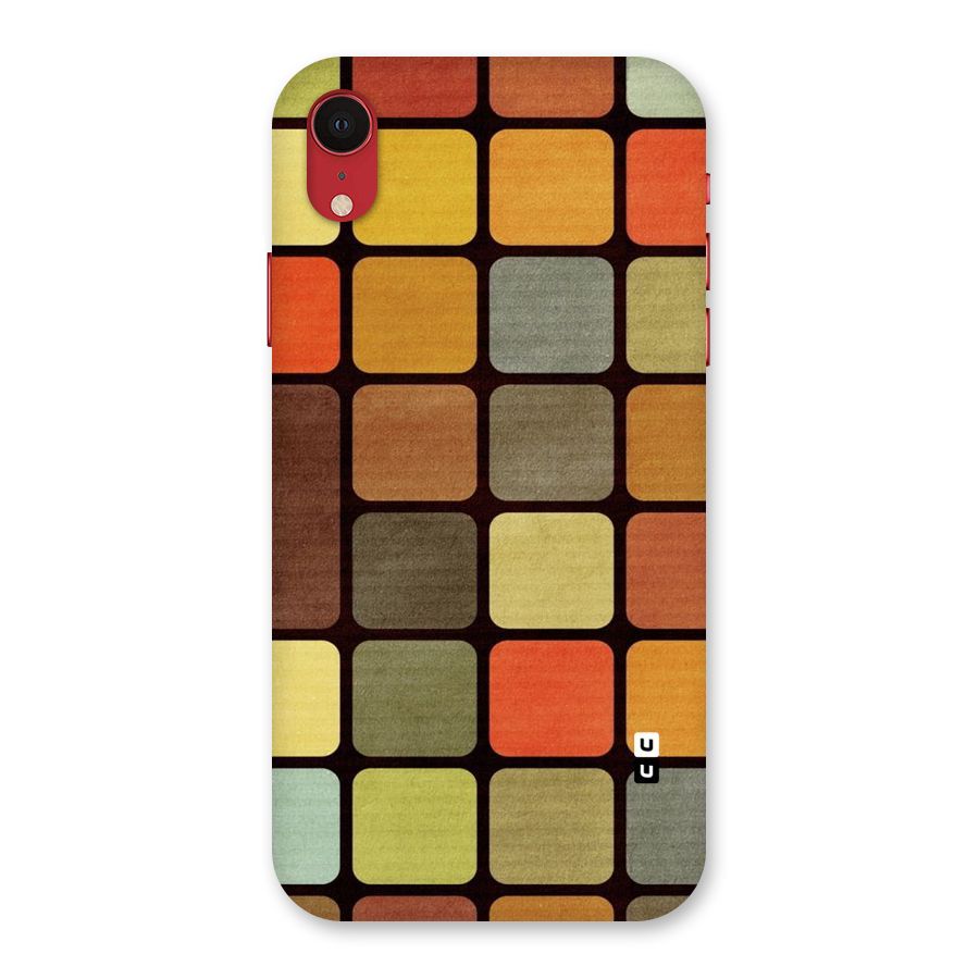 Vintage Boxes Back Case for iPhone XR