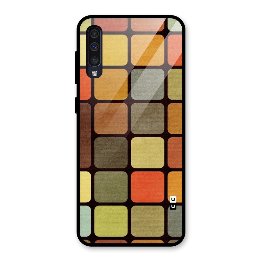 Vintage Boxes Glass Back Case for Galaxy A30s