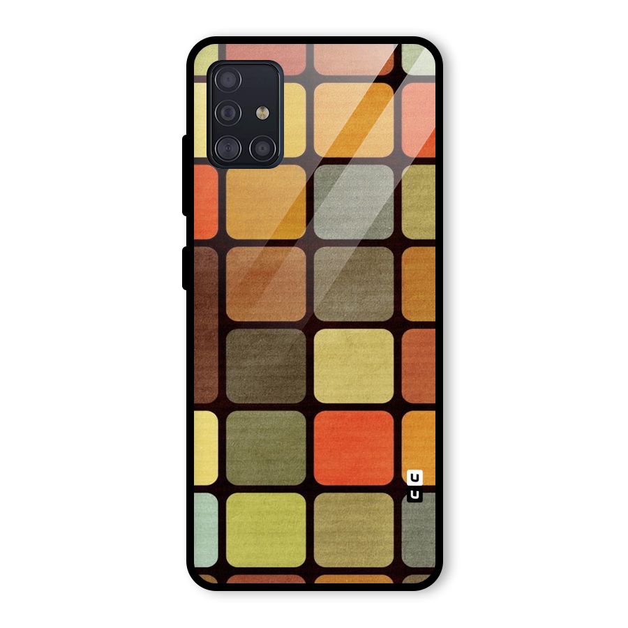 Vintage Boxes Glass Back Case for Galaxy A51