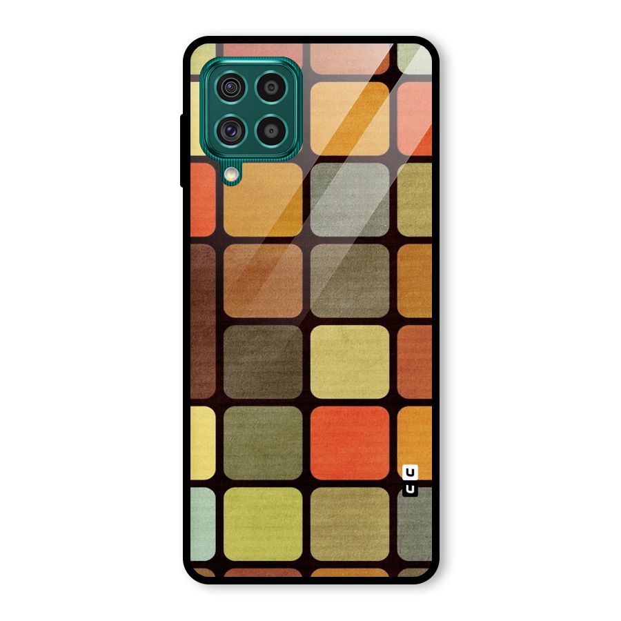 Vintage Boxes Glass Back Case for Galaxy F62