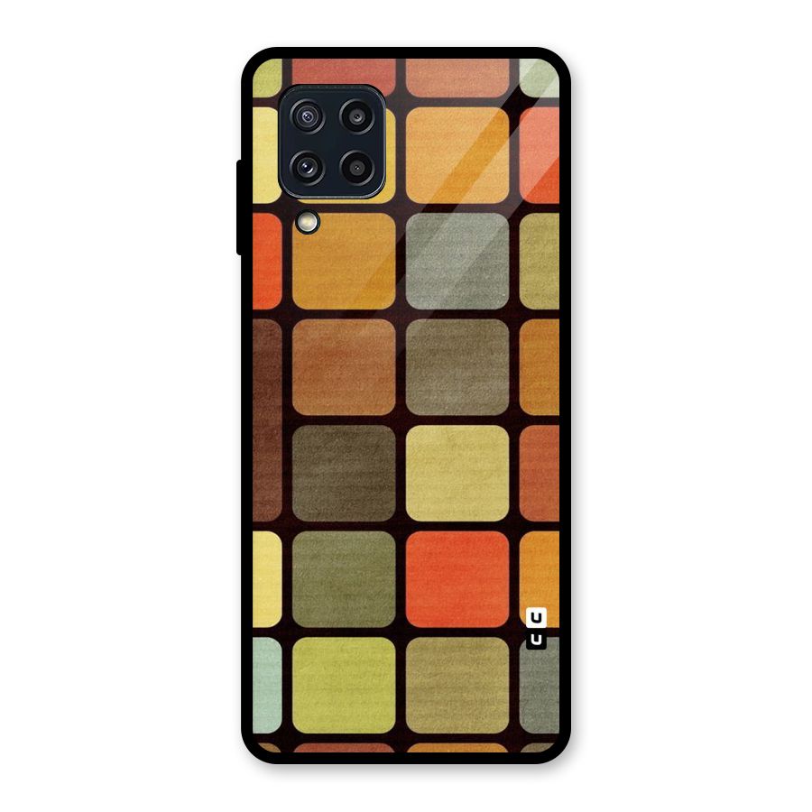 Vintage Boxes Glass Back Case for Galaxy M32