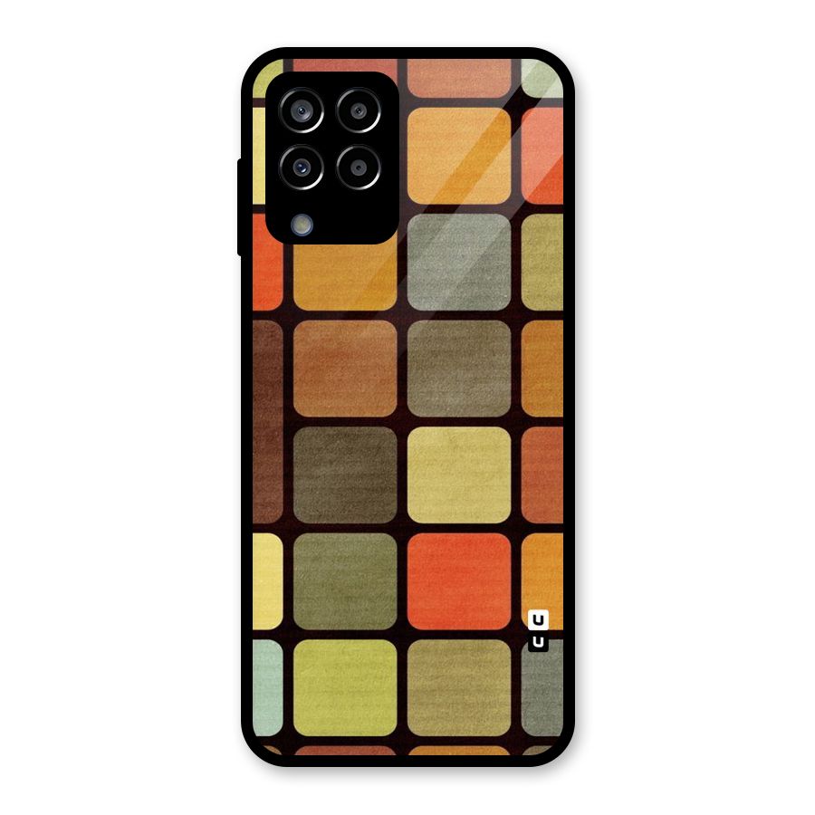 Vintage Boxes Glass Back Case for Galaxy M33