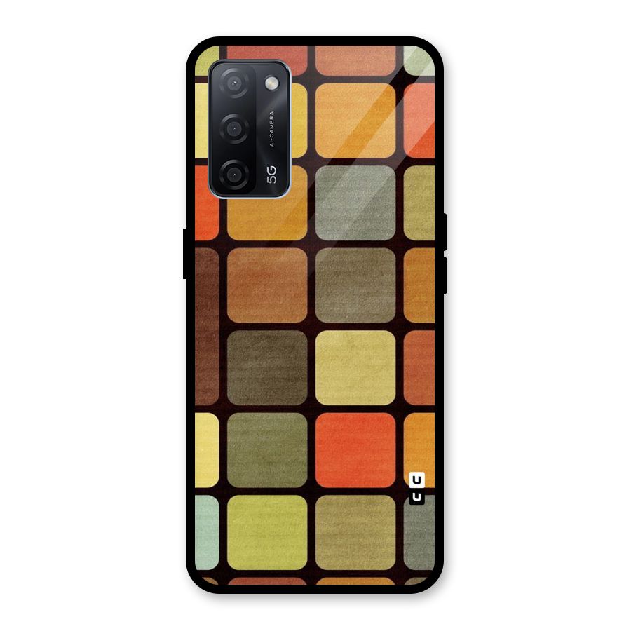Vintage Boxes Glass Back Case for Oppo A53s 5G