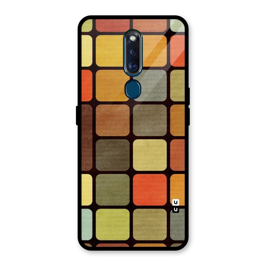 Vintage Boxes Glass Back Case for Oppo F11 Pro