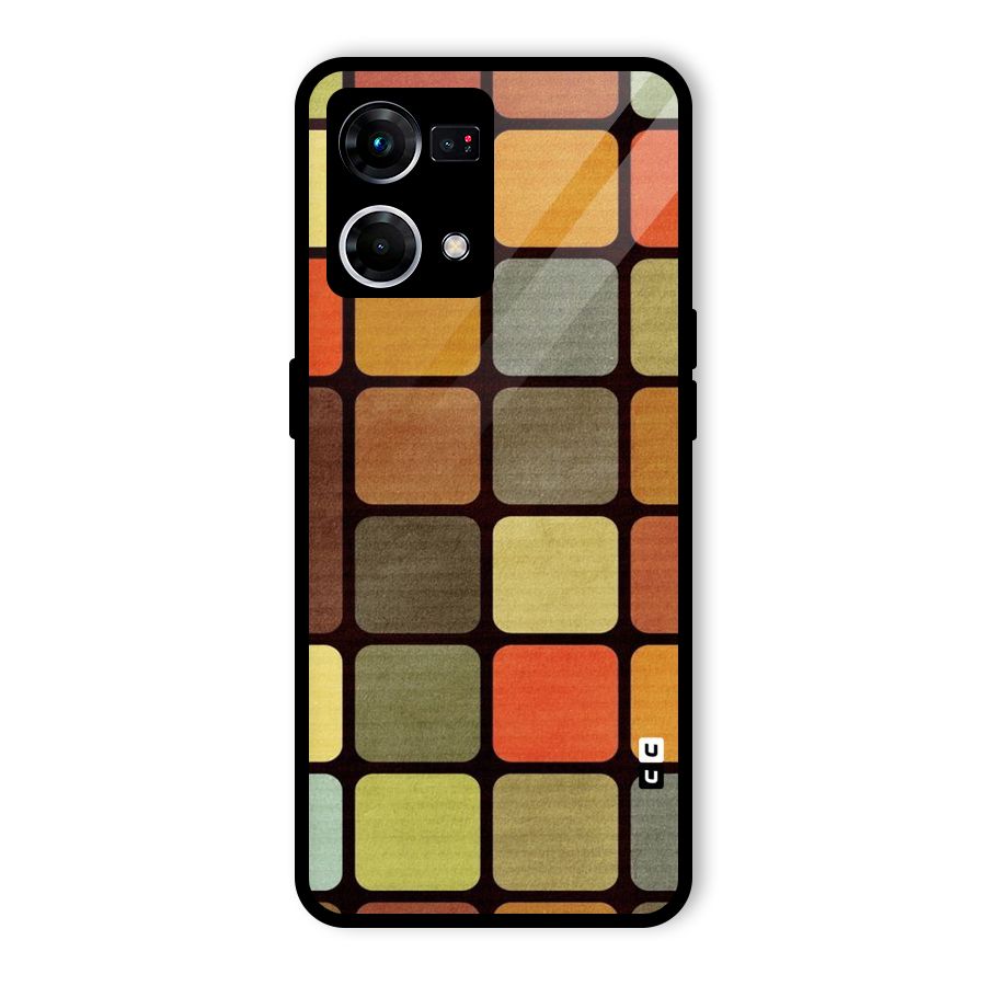 Vintage Boxes Glass Back Case for Oppo F21 Pro 4G