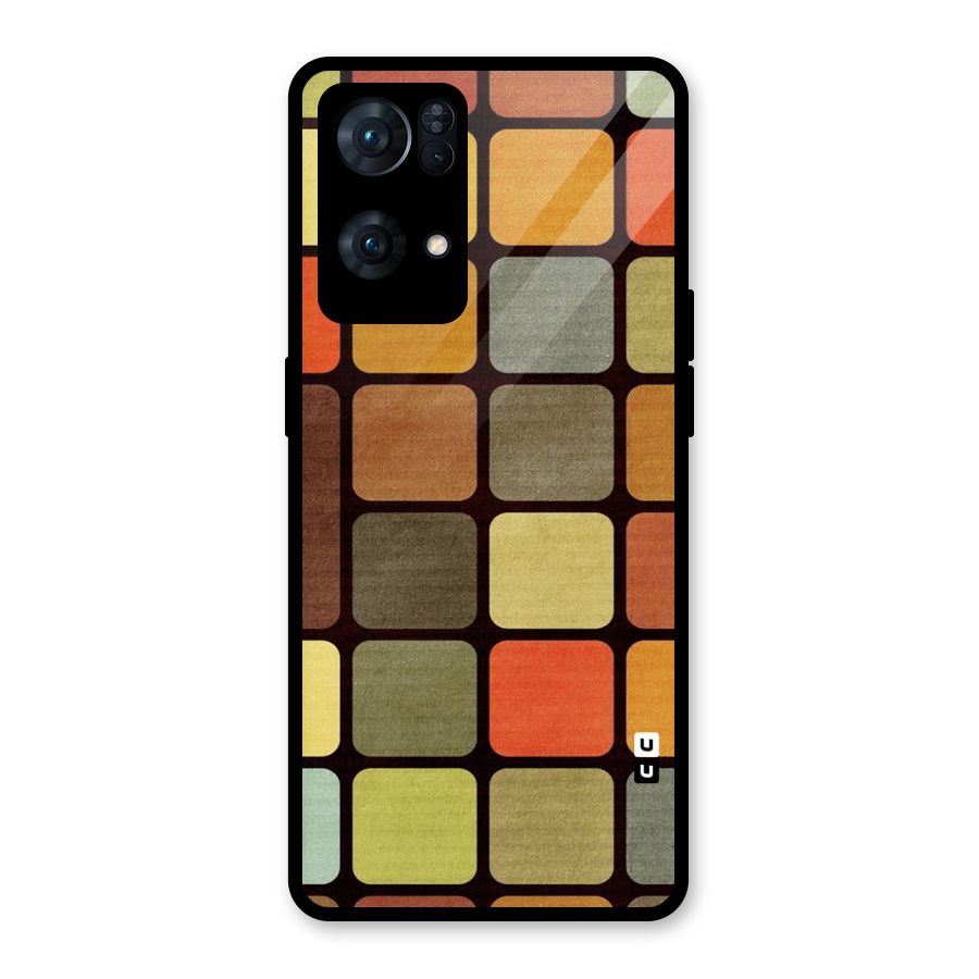 Vintage Boxes Glass Back Case for Oppo Reno7 Pro 5G