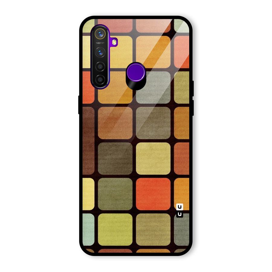 Vintage Boxes Glass Back Case for Realme 5 Pro