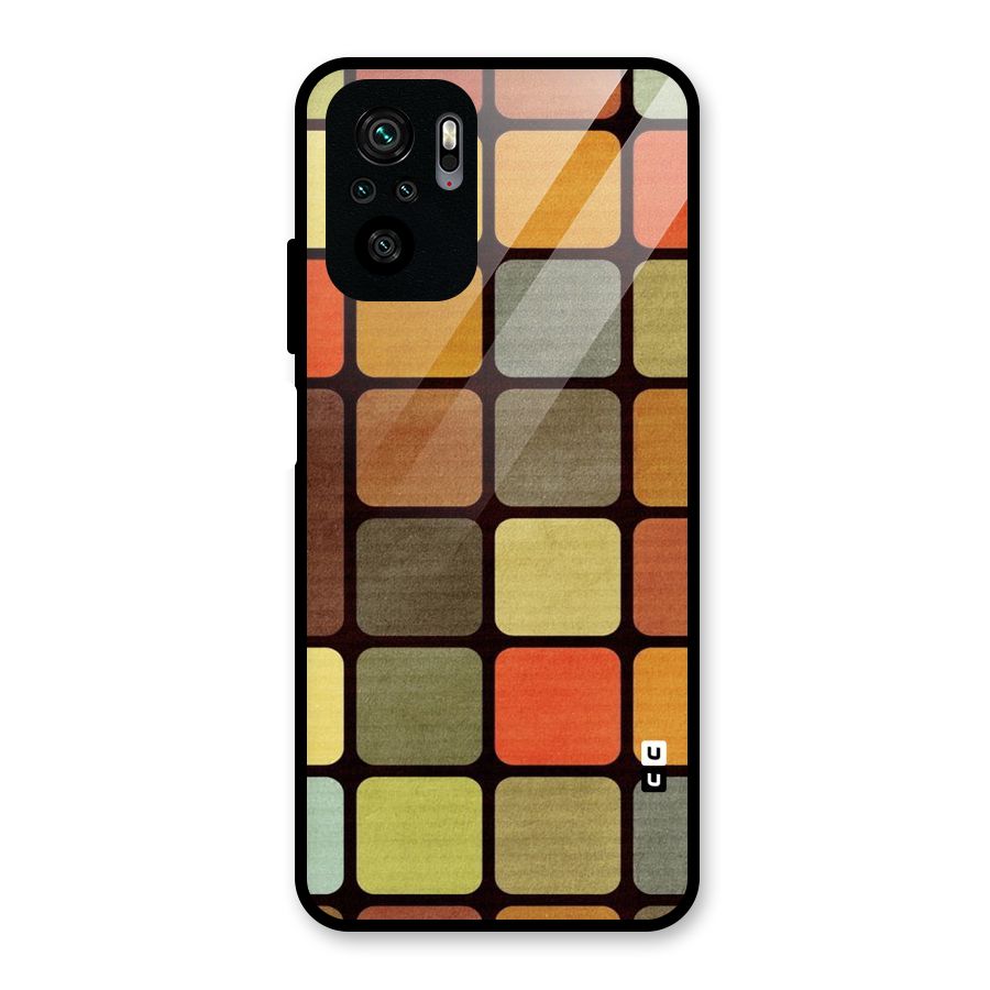Vintage Boxes Glass Back Case for Redmi Note 10S