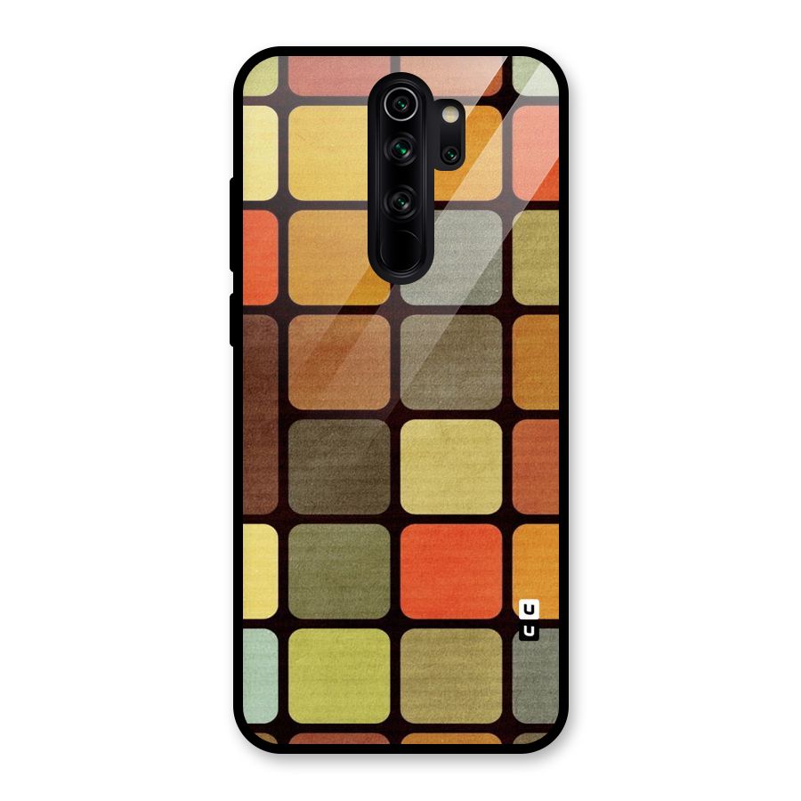 Vintage Boxes Glass Back Case for Redmi Note 8 Pro