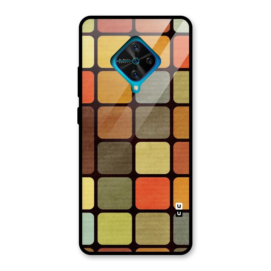 Vintage Boxes Glass Back Case for Vivo S1 Pro