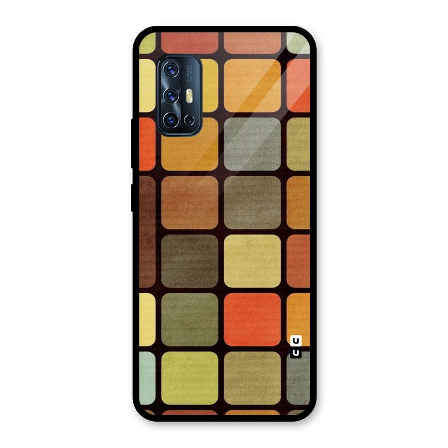 Vintage Boxes Glass Back Case for Vivo V17